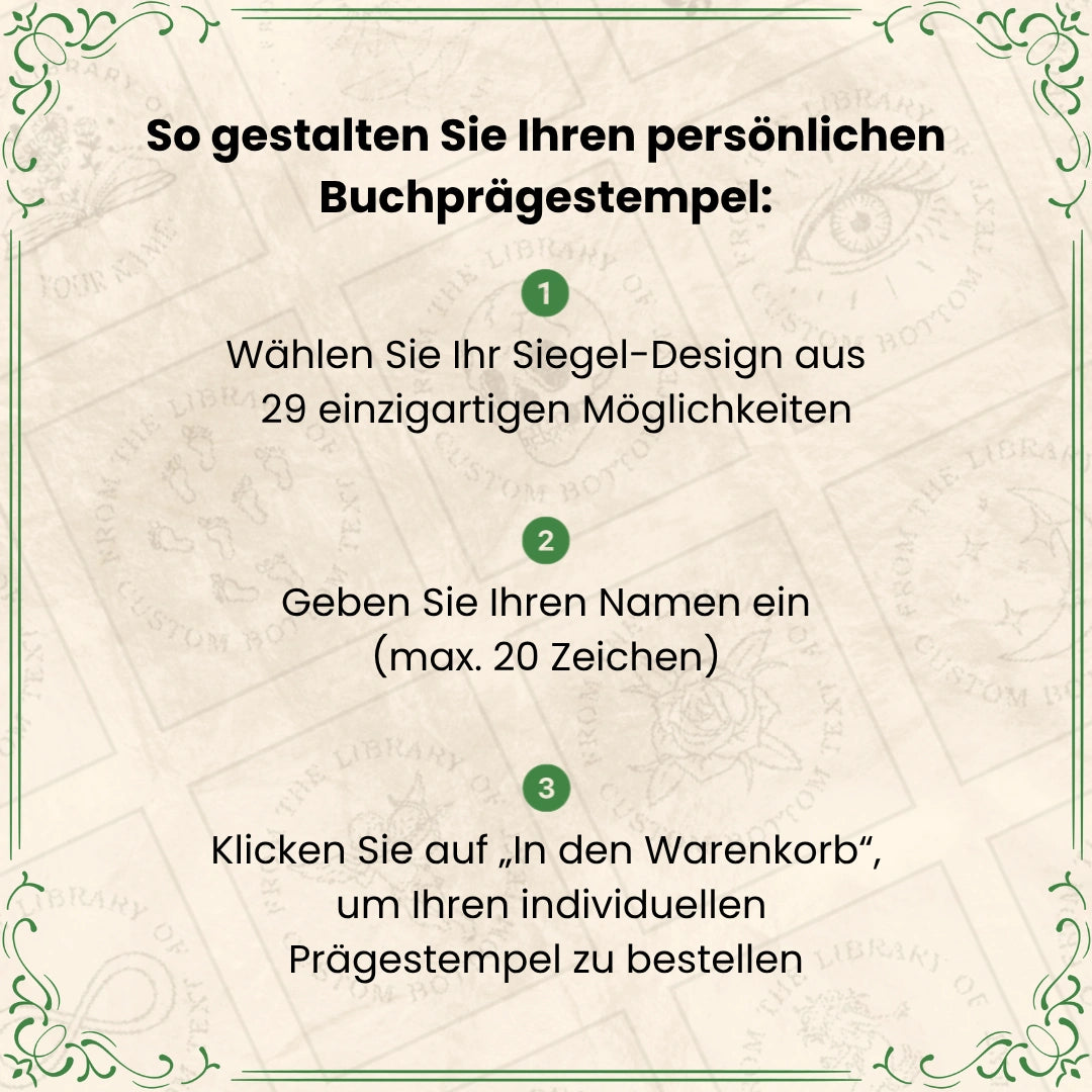 Personalisierter Buchembosser